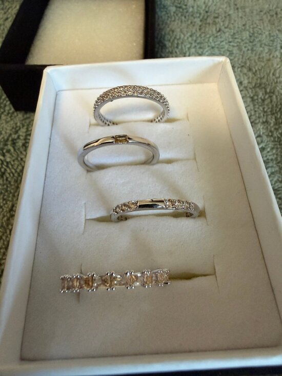 Bomb Party Jewelry - Bomb Party Luxe Bands "She's A League Of Her Own" Ring Stack - Size 7 (RBP8122)